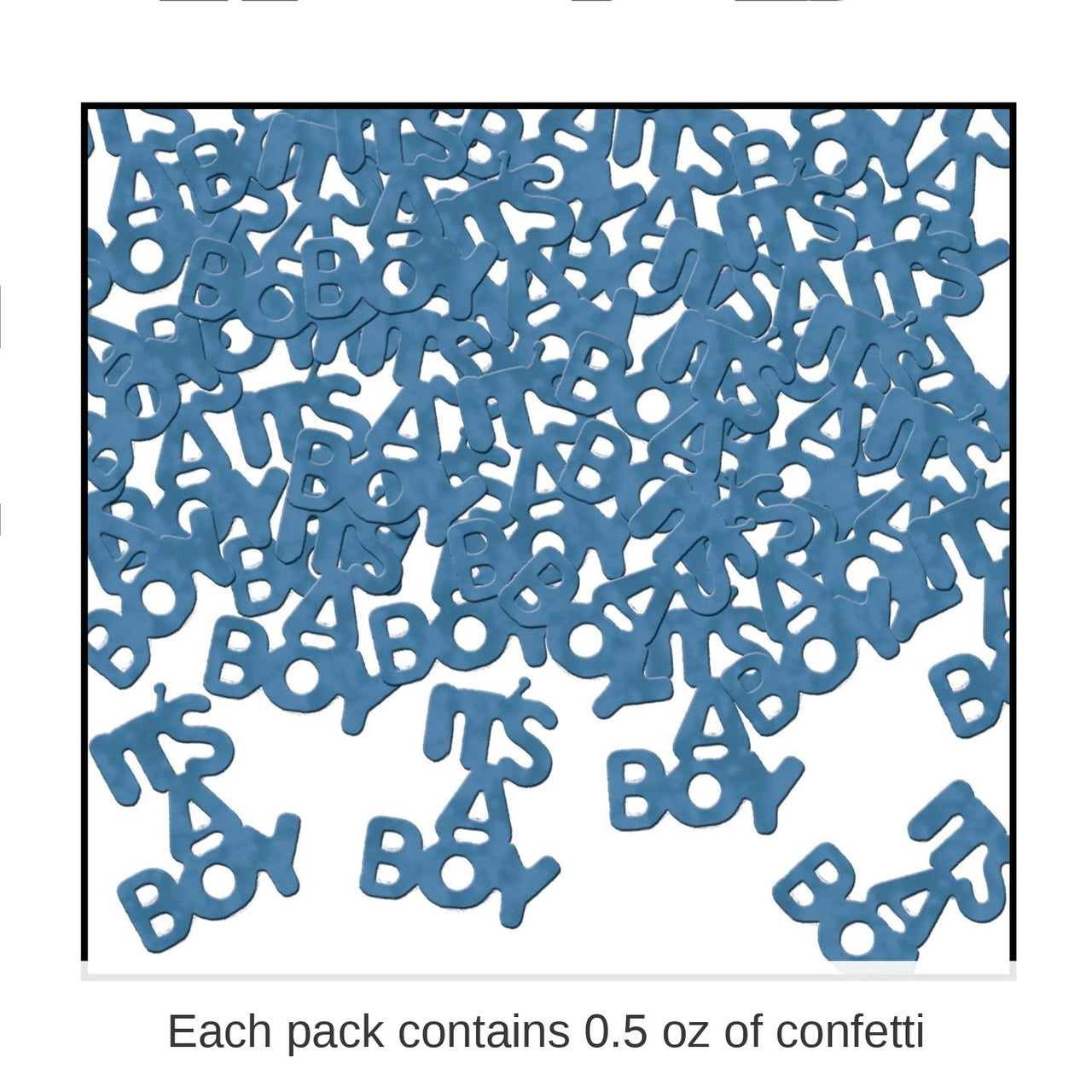 12 Pack Bulk It's A Boy Confetti- Blue