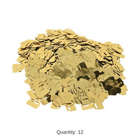 12 Pack Bulk Oktoberfest Confetti Beer Mugs gold (1 Oz per Pack)