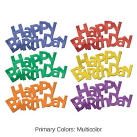 72 Pieces Bulk Jumbo Happy Birthday Confetti