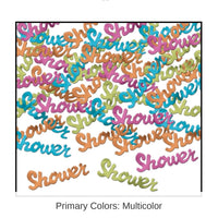 12 Pack Bulk Shower Confetti (0.5 Oz/Pkg)