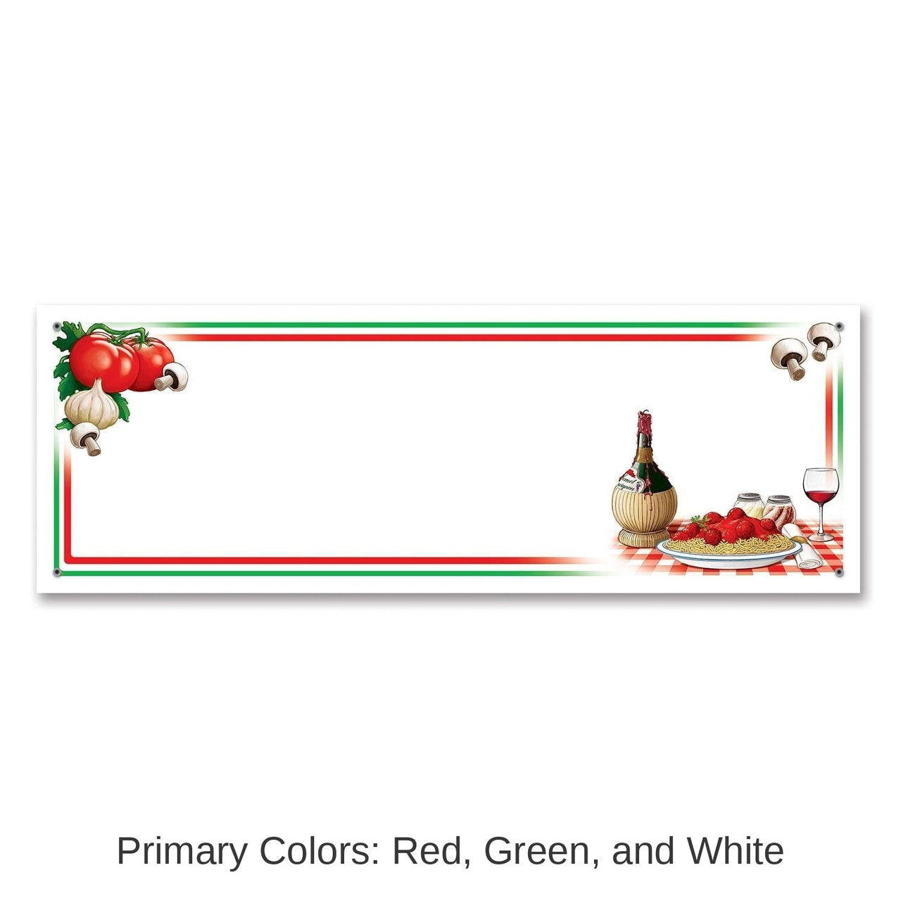 12 Pack Bulk Italian Night Party Sign Banner