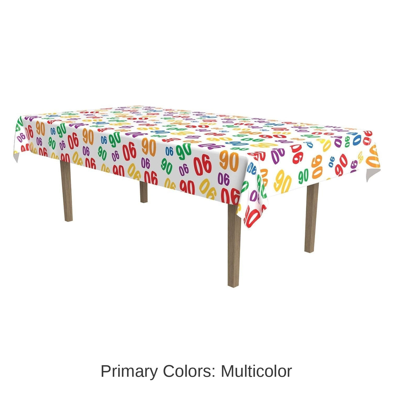 12 Pack Bulk 90th Birthday Party Tablecover