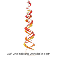 6 Piece Bulk Thanksgiving Autumn Triple Whirl