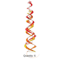 6 Piece Bulk Thanksgiving Autumn Triple Whirl