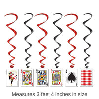 30 Piece Bulk Playing Card Party Whirls