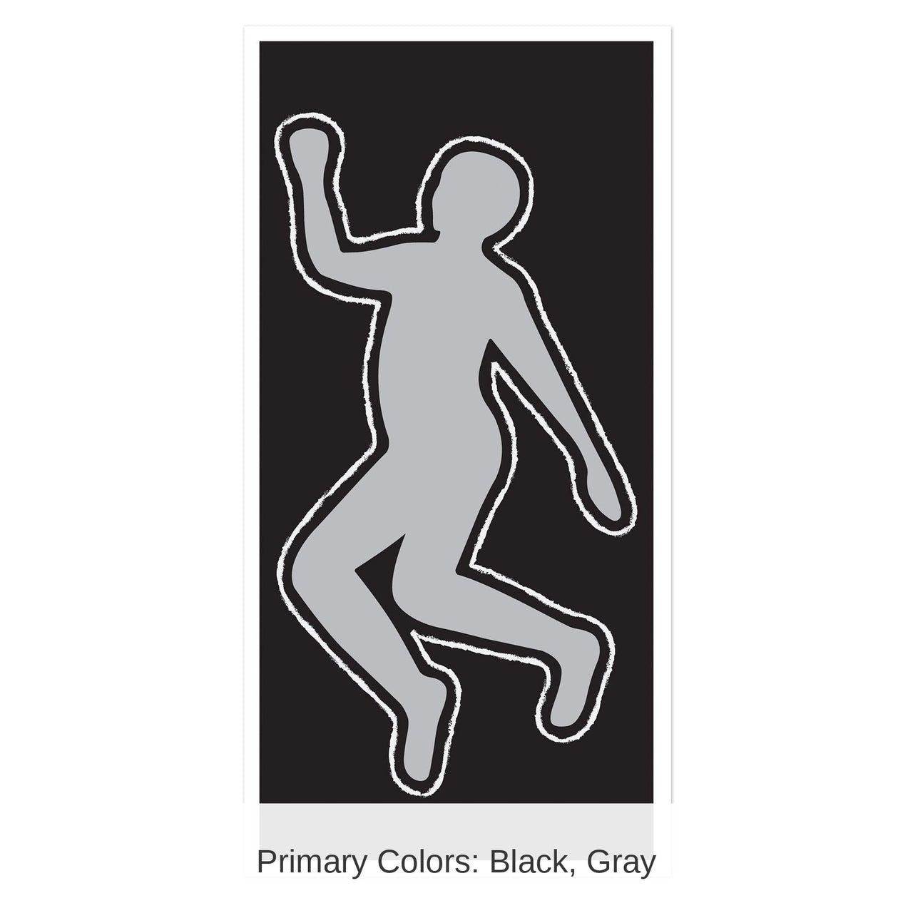 12 Pack Bulk PSI Party Body Silhouette