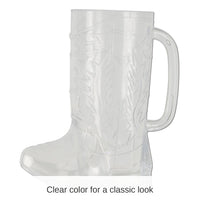 12 Pack Bulk Plastic Cowboy Boot Mug