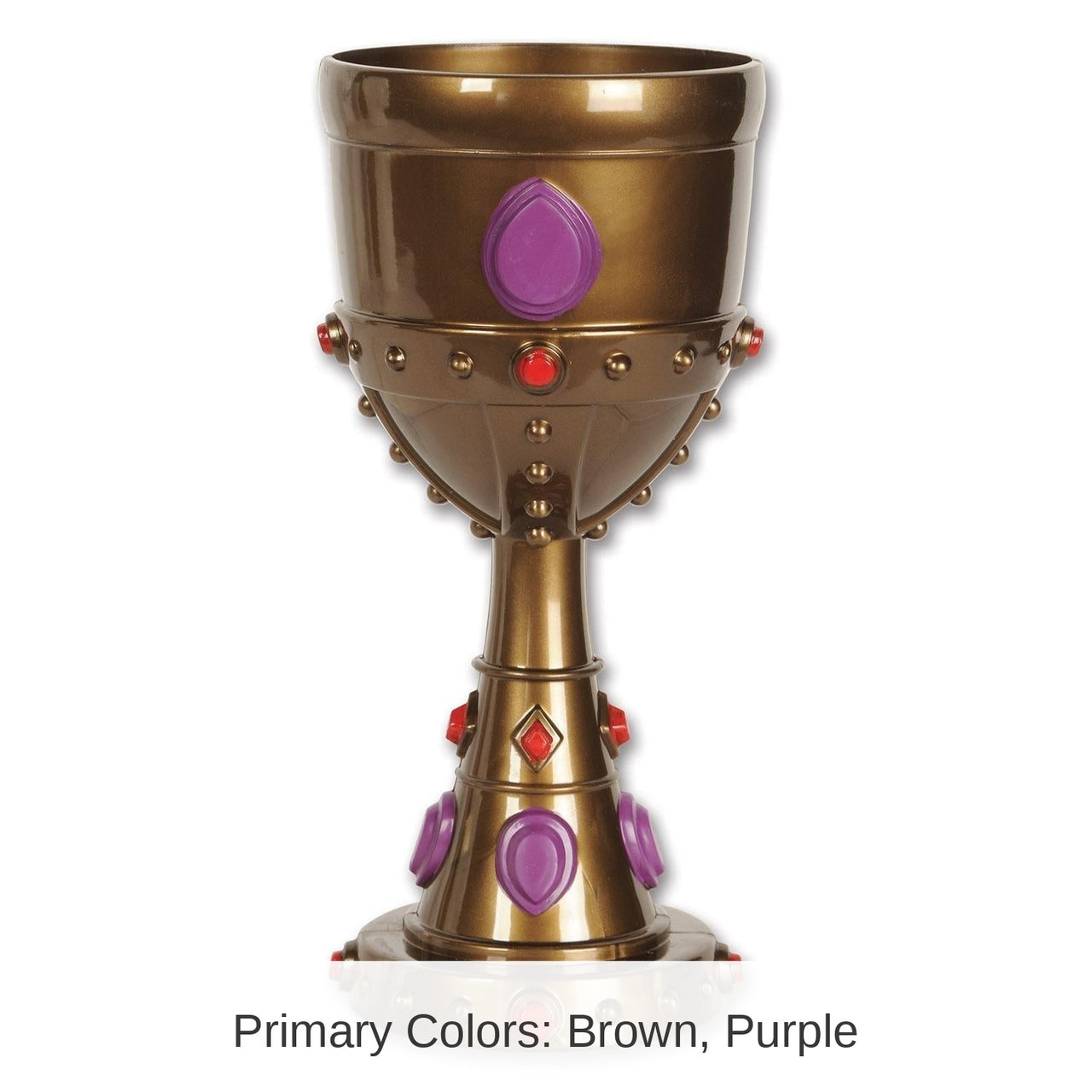 12 Pack Bulk Plastic Jeweled Goblet