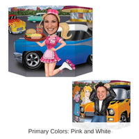 6 Pack Bulk Car Hop/Greaser Party Photo Prop
