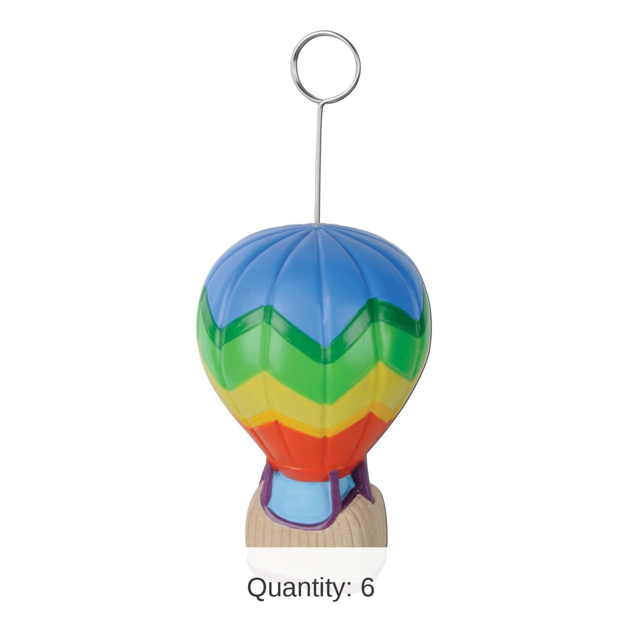 6 Pack Bulk Hot Air Balloon Party Photo/Balloon Holder