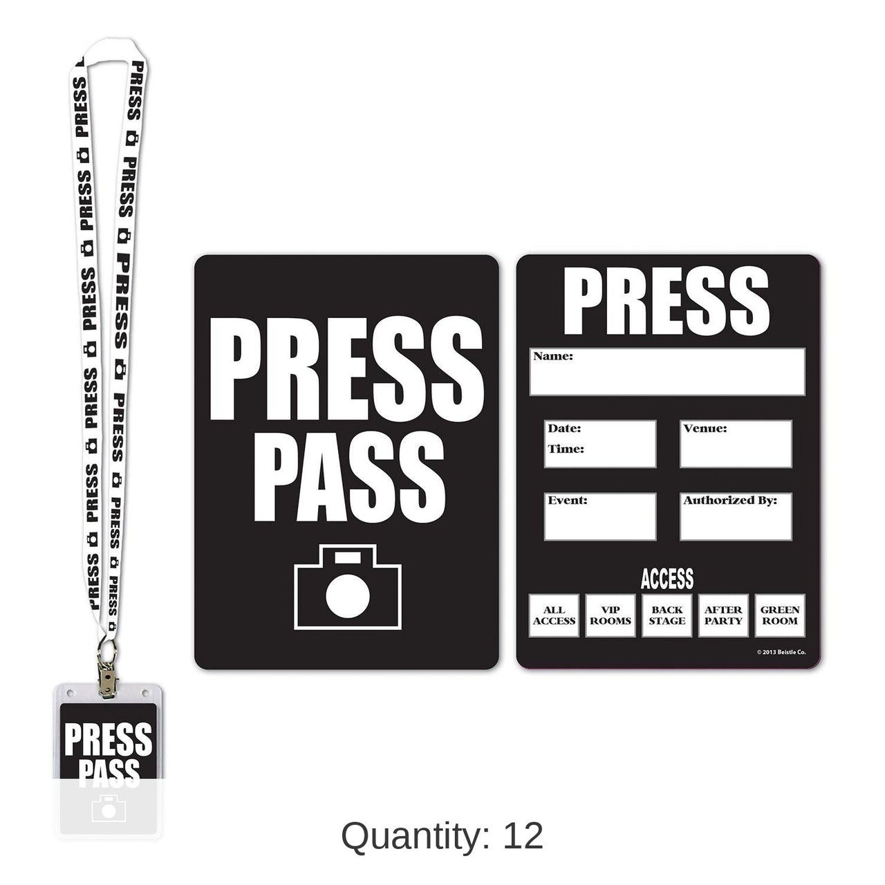 12 Pack Bulk Press Party Pass