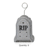 6 Pack Bulk Tombstone Photo/Balloon Holder