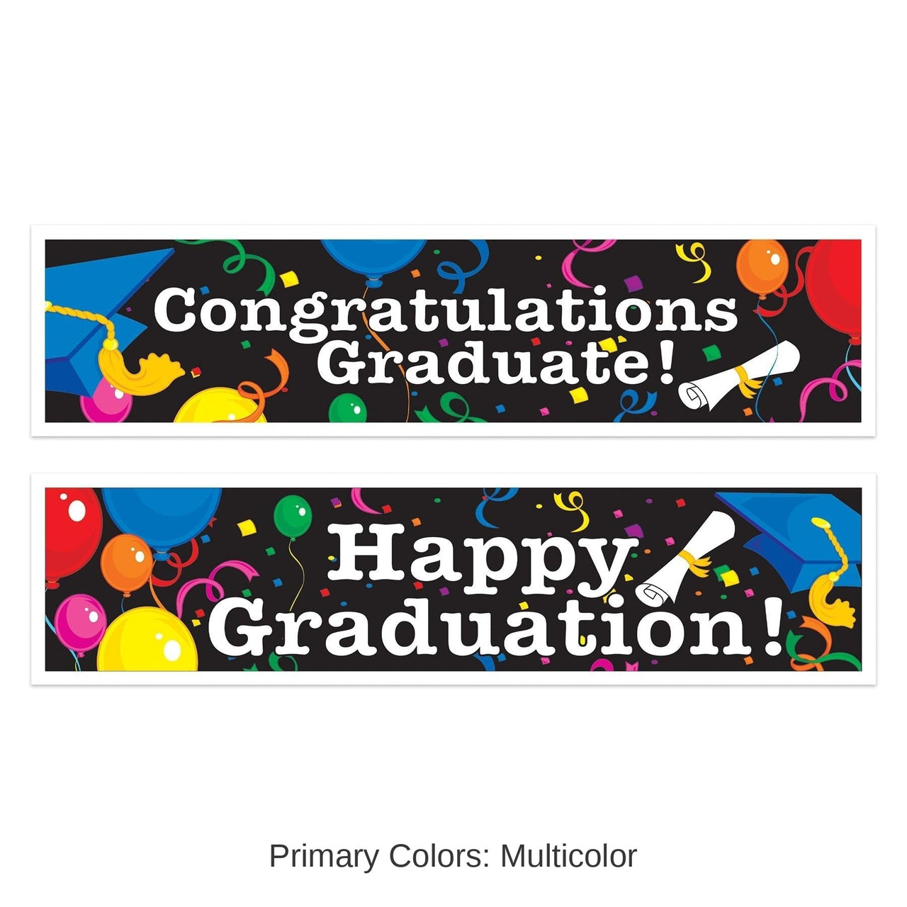 24 Pack Bulk Graduation Party Banners