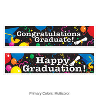 24 Pack Bulk Graduation Party Banners