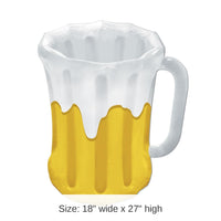 6 Pack Bulk Oktoberfest Inflatable Beer Mug Cooler