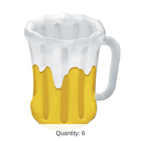 6 Pack Bulk Oktoberfest Inflatable Beer Mug Cooler
