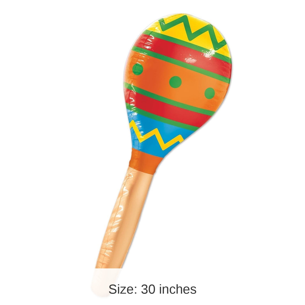6 Pack Bulk Fiesta Inflatable Maraca