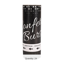 24 Pack Bulk Pkgd Confetti Bursts gold/silver
