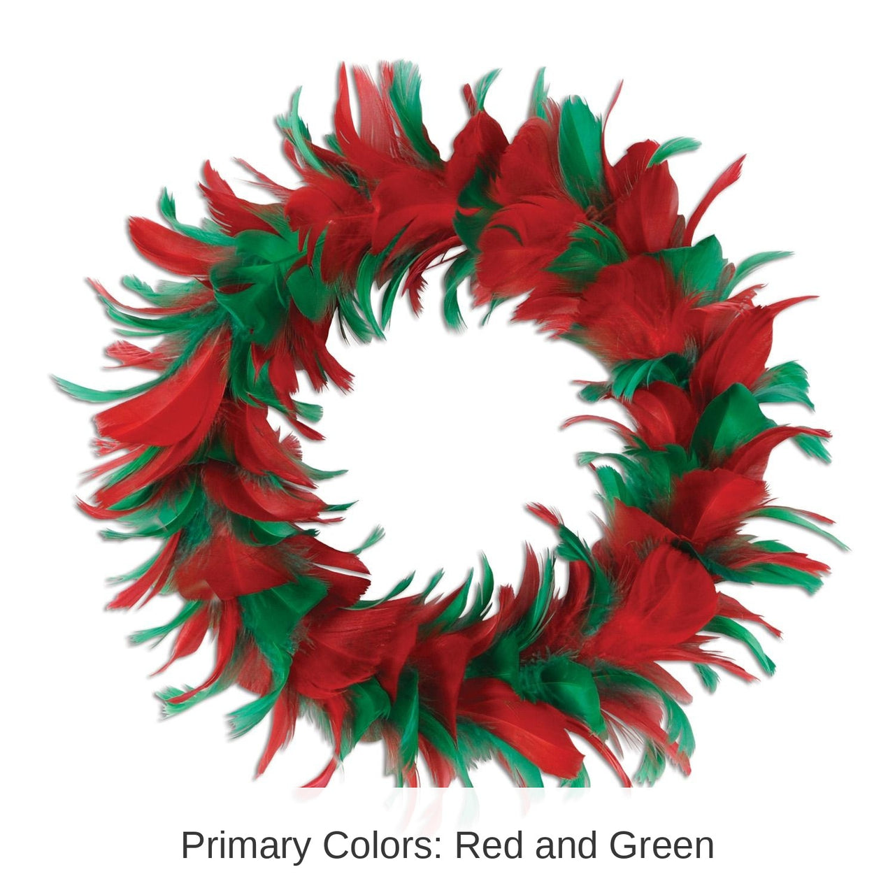 6 Pack Bulk 12 inch Christmas Fancy Wreath - red/green