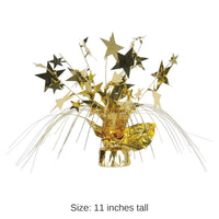 12 Pack Bulk New Year's Eve Star Gleam 'N Spray Centerpiece