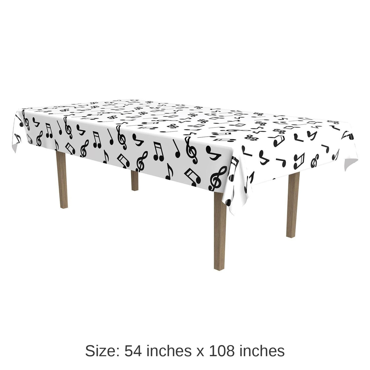 12 Pack Bulk Musical Notes Party Tablecover