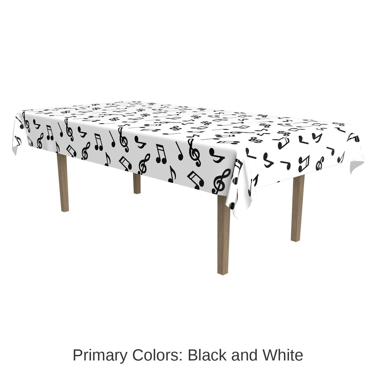 12 Pack Bulk Musical Notes Party Tablecover
