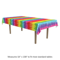 12 Pack Bulk Tie-Dyed Party Tablecover
