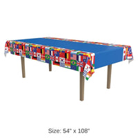 12 Pack Bulk International Flag Party Tablecover