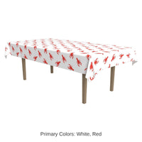 12 Pack Bulk Mardi Gras Crawfish Tablecover