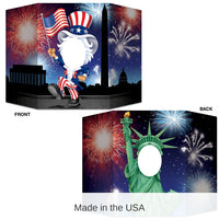 6 Pack Bulk Patriotic Photo Party Prop