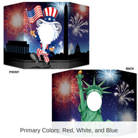 6 Pack Bulk Patriotic Photo Party Prop