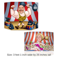 6 Pack Bulk Circus Couple Party Photo Prop