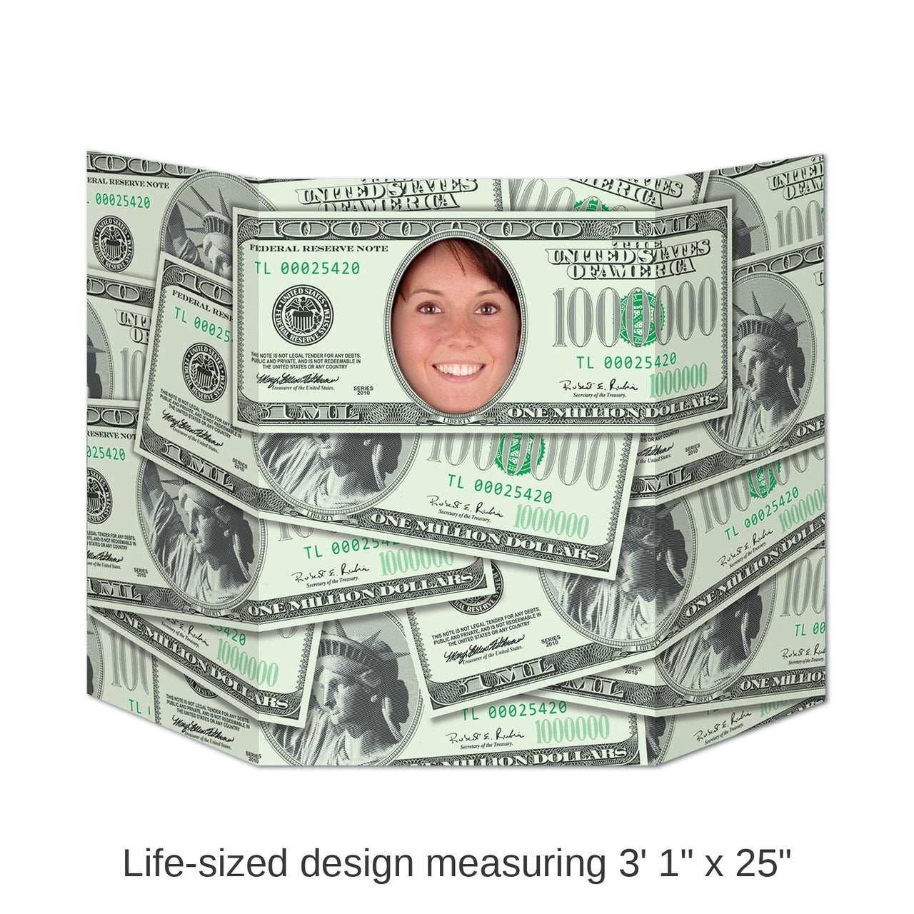 6 Pack Bulk Million Dollar Smile Party Photo Prop