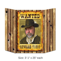 6 Pack Bulk Wanted Poster Party Photo Prop