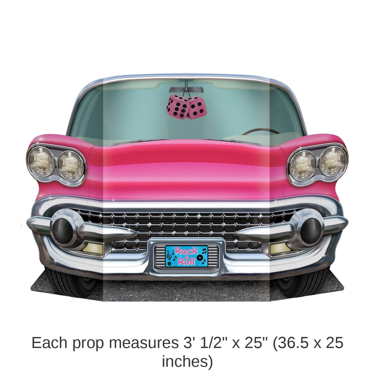 6 Pack Bulk Pink Convertible Party Photo Prop
