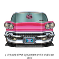 6 Pack Bulk Pink Convertible Party Photo Prop