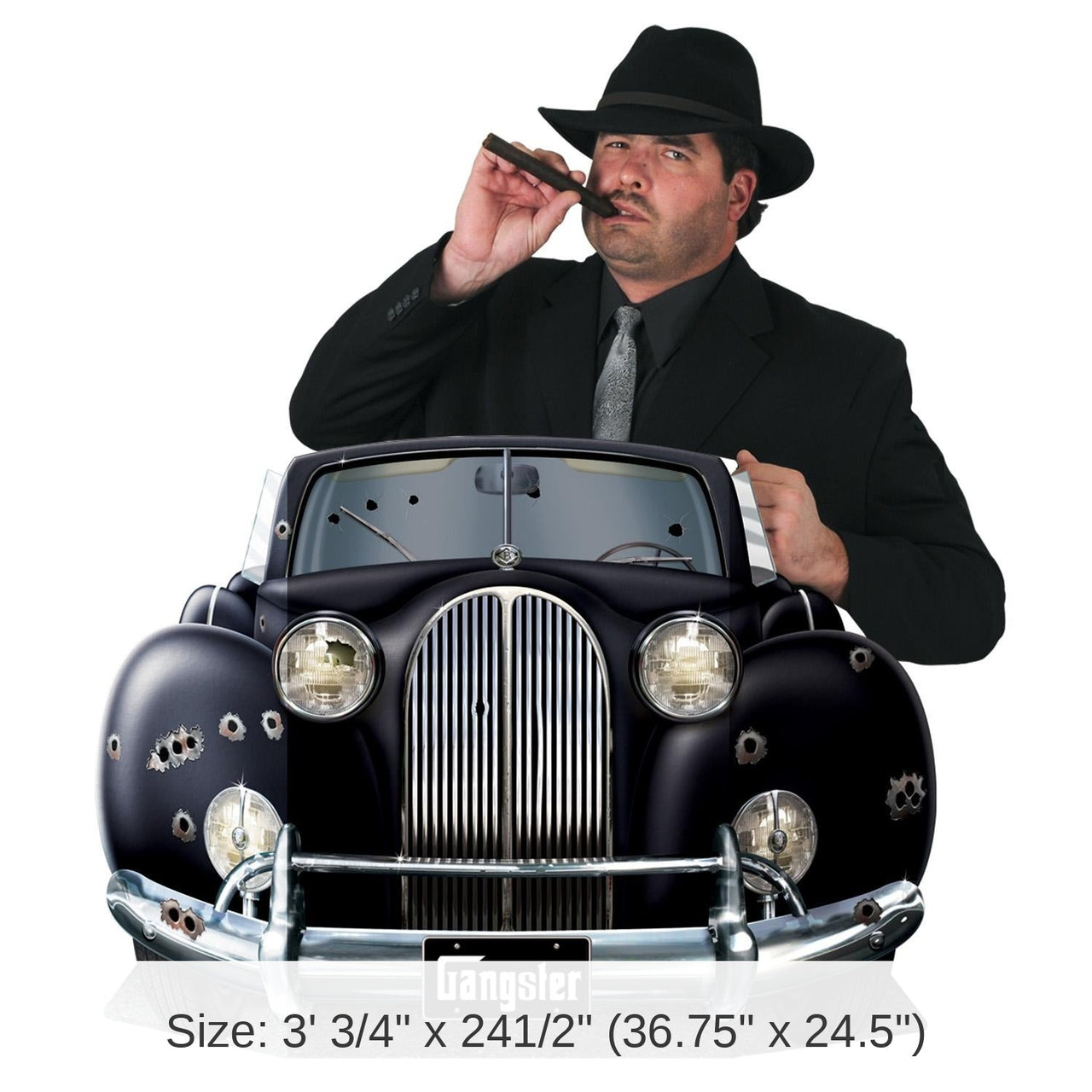 6 Pack Bulk Gangster Car Party Photo Prop