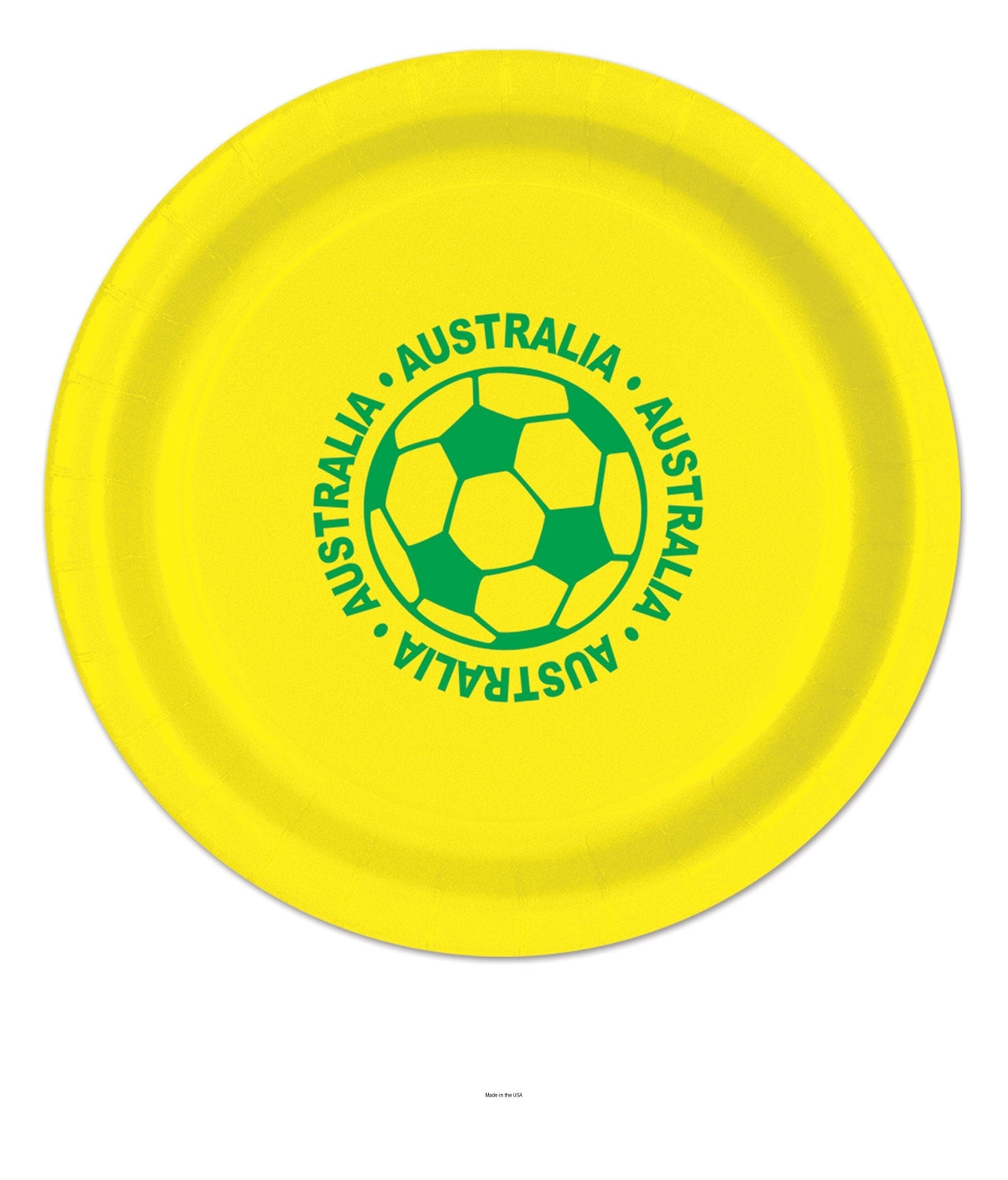 96 Pack Bulk Soccer Party Plates 9 inch Dinner Plates