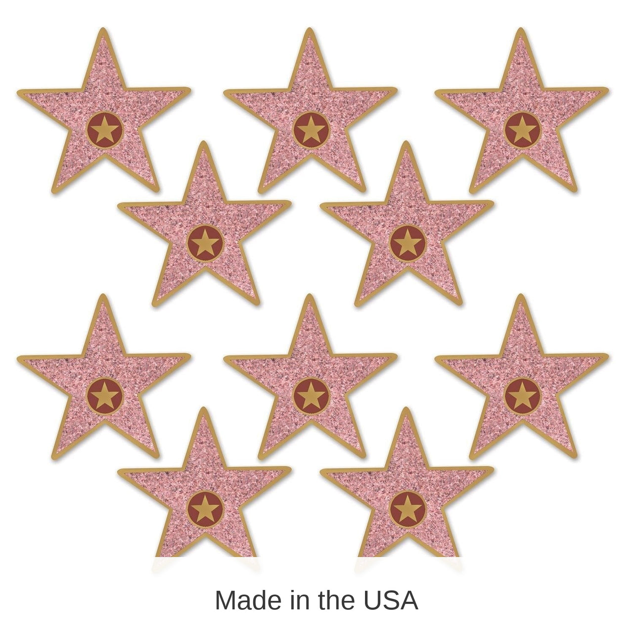 240 Pack Bulk Mini Star Party Cutouts