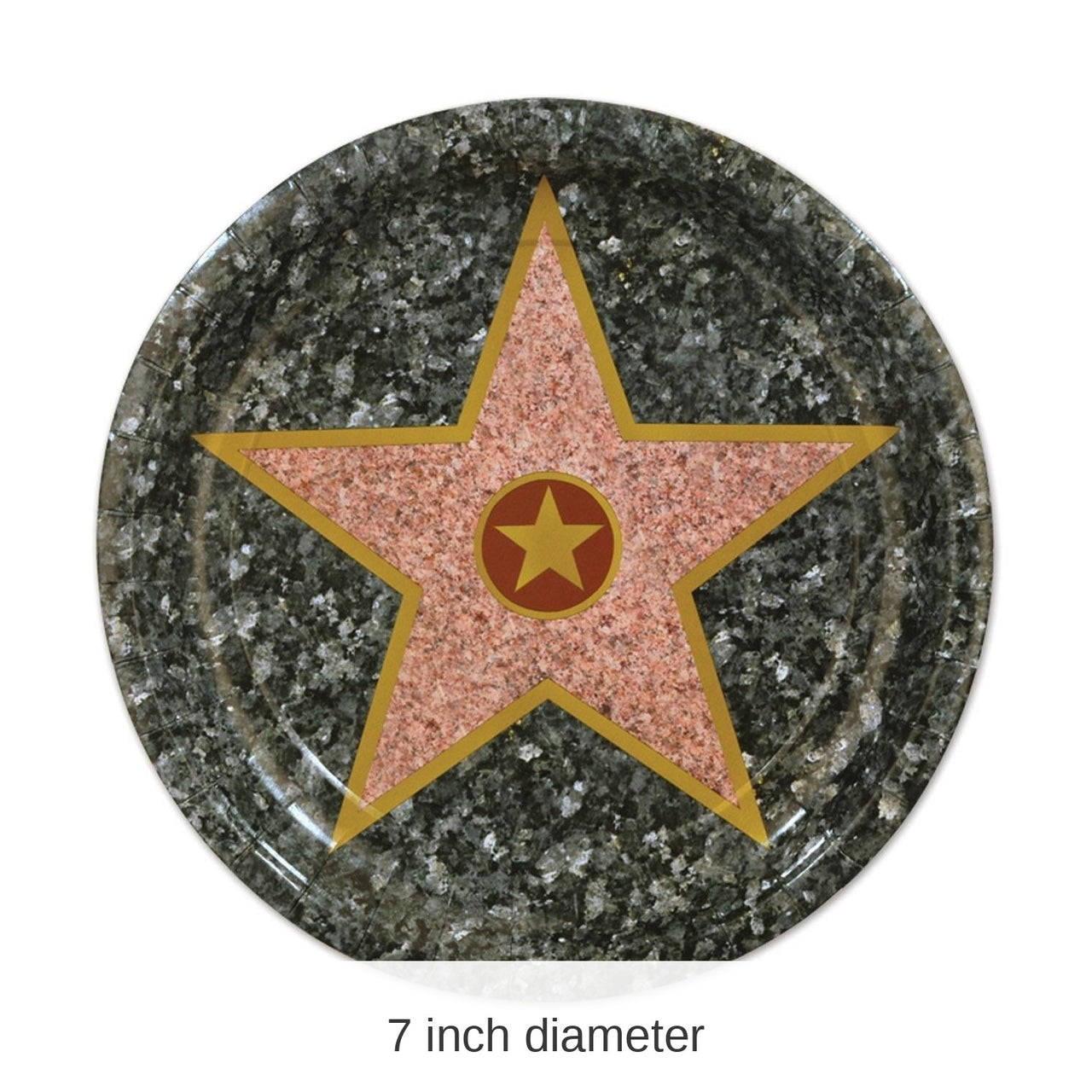 96 Pack Bulk Awards Night Star Theme Party Paper Plates 7 inch