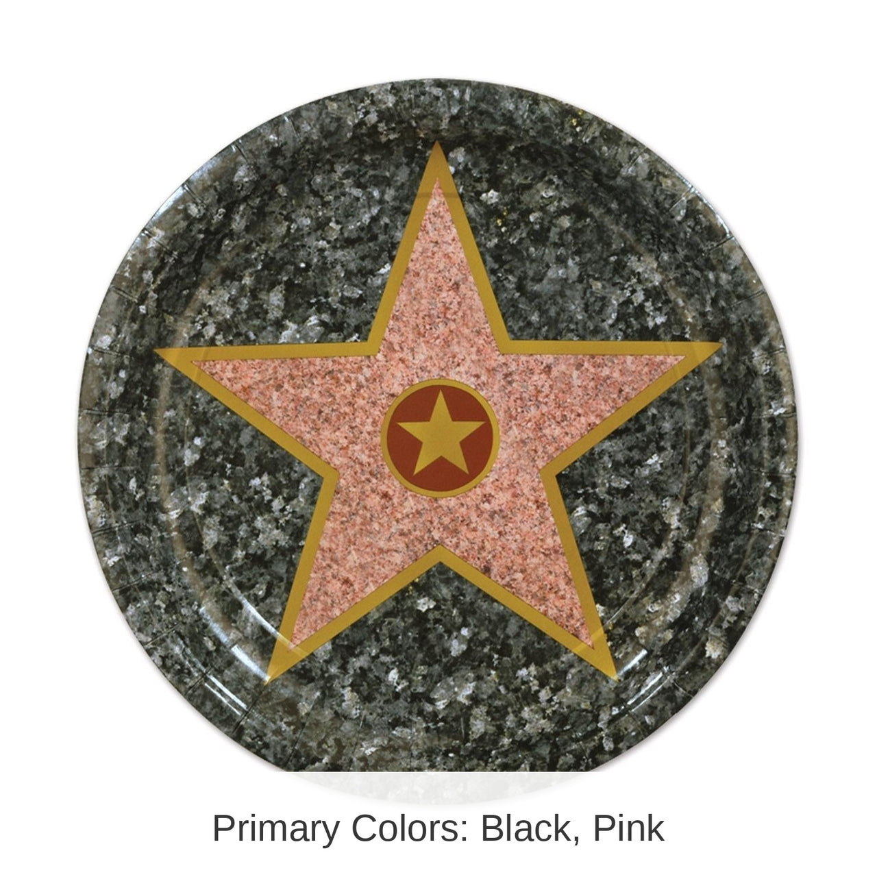 96 Pack Bulk Awards Night Star Theme Party Paper Plates 7 inch