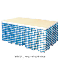 6 Pack Bulk Oktoberfest Table Skirt