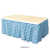 6 Pack Bulk Oktoberfest Table Skirt