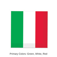 192 Pack Bulk Fiesta Red, White/Green Beverage Napkins