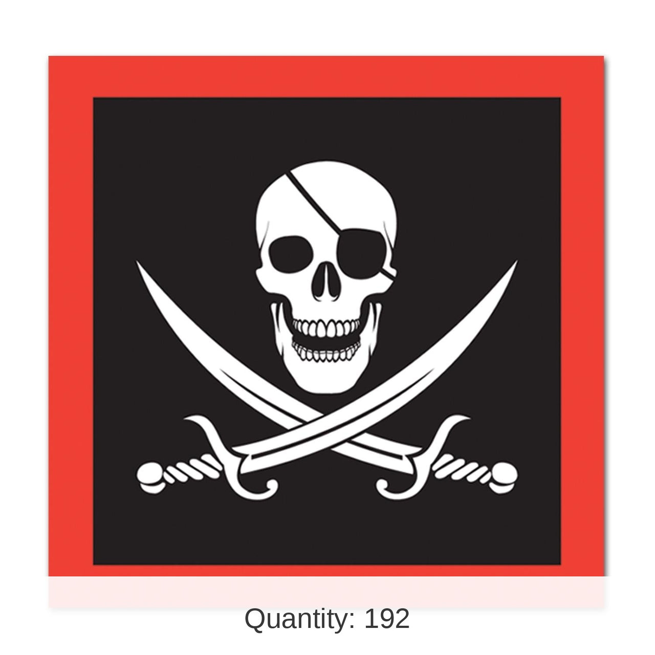 192 Pack Bulk Pirate Party Luncheon Napkins