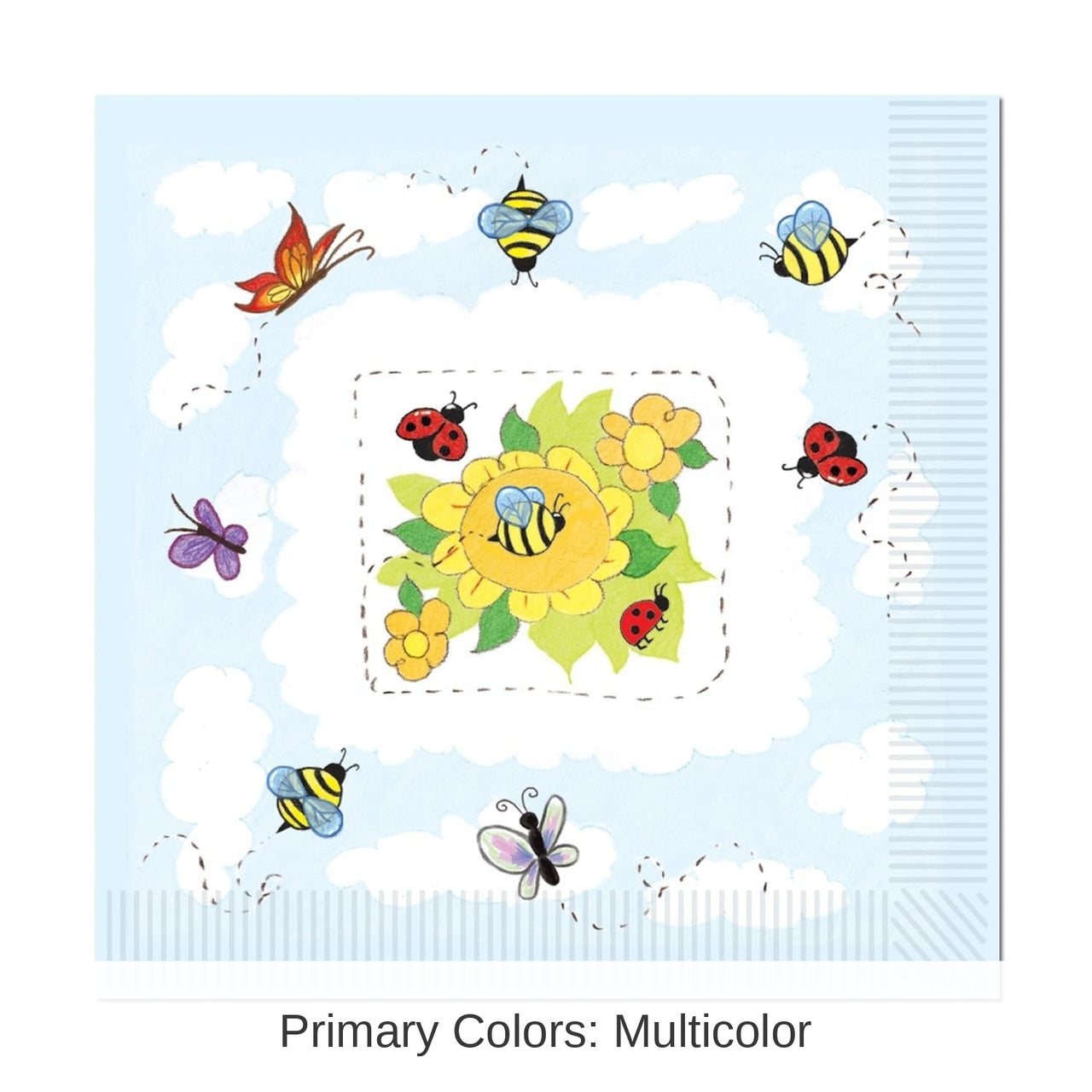 192 Pack Bulk Garden Luncheon Napkins