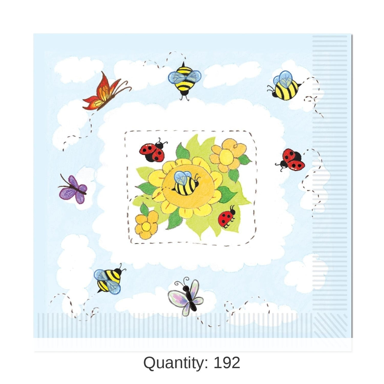 192 Pack Bulk Garden Luncheon Napkins