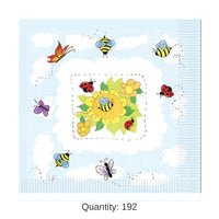 192 Pack Bulk Garden Luncheon Napkins