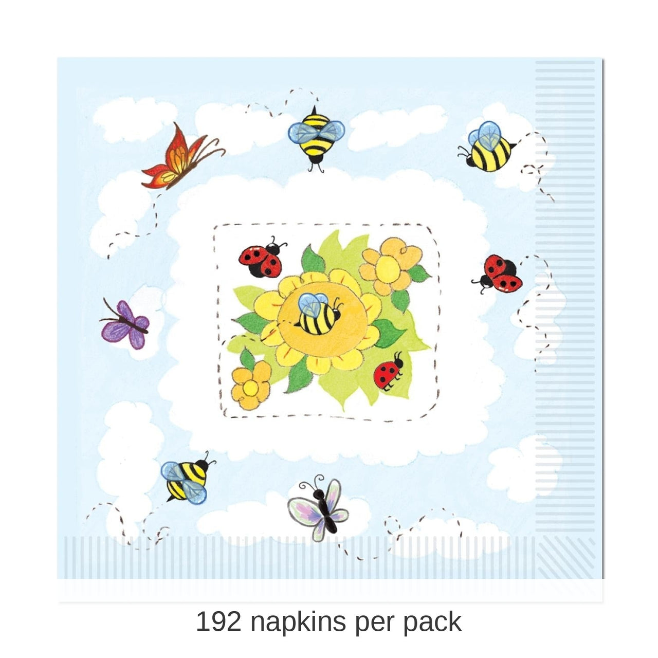 192 Pack Bulk Garden Luncheon Napkins