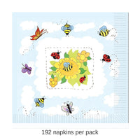 192 Pack Bulk Garden Luncheon Napkins